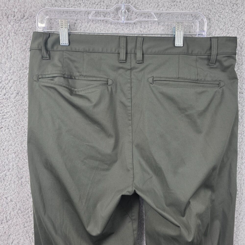 Rhone Pants Men's Green Commuter Chino 100541 Size 33x32 - Picture 4 of 9